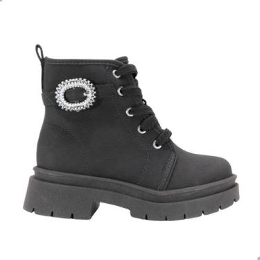 Imagem de Coturno Molekinha Infantil Napa Veluna Preto, Pt, Napa veluna preto, 2