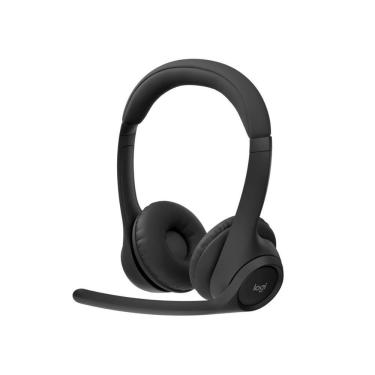 Imagem de Headset Zone 305 sem Fio com Conexao Bluetooth 5.3 Cancelamento de Ruido Microfones Duplos Preto Logitech
