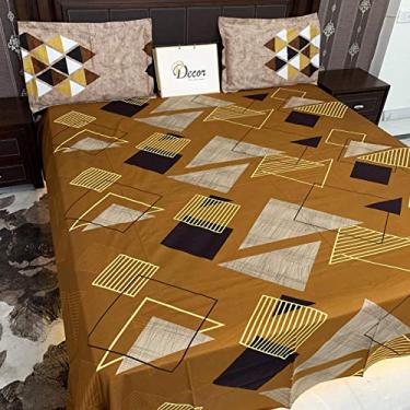 Imagem de Puff Aramado Dourado Safira Veludo Vermelho - V&G Decor