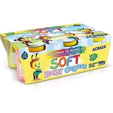 Imagem de Massa para Modelar SOFT BABY Color 150G 6CORES