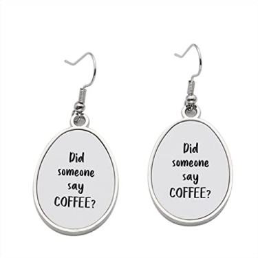 Imagem de Brinco Did Someone Say Coffee - Brincos pendentes para meninas - Presente de festa de aniversário dos namorados
