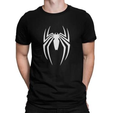 Imagem de Camiseta Camisa Spider Life Masculina Preto Tamanho:M
