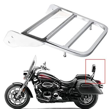 Imagem de FINMOKAL Porta-Malas Sissy Bar De Aço Para Motocicleta Para Yamaha V-Star 1100 400 650 Classic