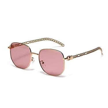 Imagem de Óculos de Sol Quadrado Moda Retrô Mulheres Designer Masculino Óculos de Sol Clássico Vintage UV400 Tons Exteriores, Vermelho, Segue Foto