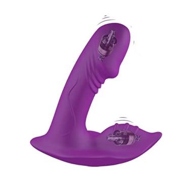 Imagem de Vibrador Adulto Brinquedos Sexuais Para Mulher 9 Velocidades Estimulador Ponto G e Clitóris de Controle Remoto Sem Fio Zatla