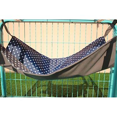 Imagem de Pssopp Rede para gatos cama de dormir, tapete de almofada impermeável dupla face para suprimentos para gatos [1 azul marinho 53 x 36 cm] árvores e apartamentos para gatos