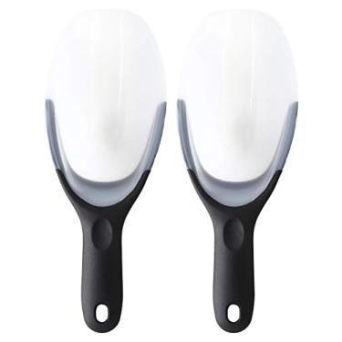 Imagem de Spring Chef Colher de gelo magnética para máquina de gelo – Colheres de cozinha duráveis de plástico flexível sem BPA com alça macia – Colher de pipoca – Colher de alimentos segura para lava-louças –