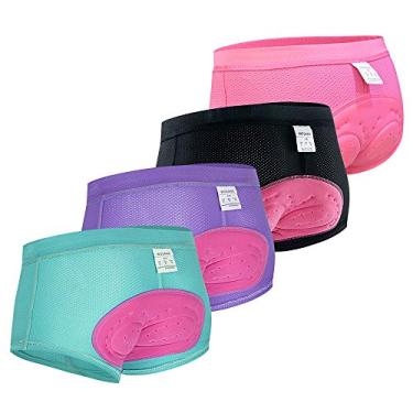 Imagem de Tingpai Roupa íntima fe na de ciclismo 3D com malha respirável acolchoada pa ciclismo de bicicleta MTB Shorts de ba o pa ciclismo