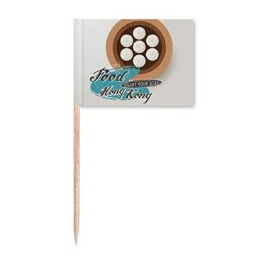 Imagem de Hong Kong Xiaolongbao Bolinho de Massa Chinesa Marcador Topper Decoração de Festa