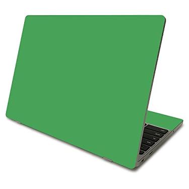 Imagem de Película MightySkins compatível com Samsung Chromebook 4 (2021) 11,6" - Verde sólido | Capa protetora de vinil, durável e exclusiva | Fácil de aplicar, remover e mudar estilos | Feito nos EUA