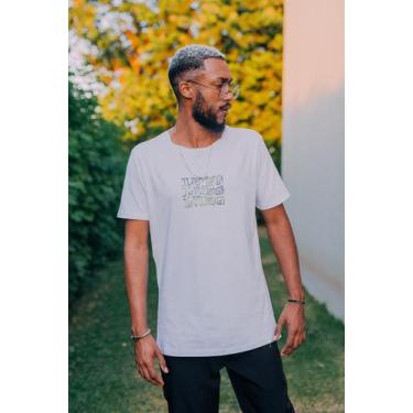 Imagem de Camiseta T-Shirt Slim - Green Waves - Branco - Lving