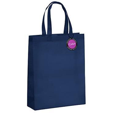 Imagem de Sacola Ecobag 32x38cm em TNT Premium Selada Strong TopGet - Azul