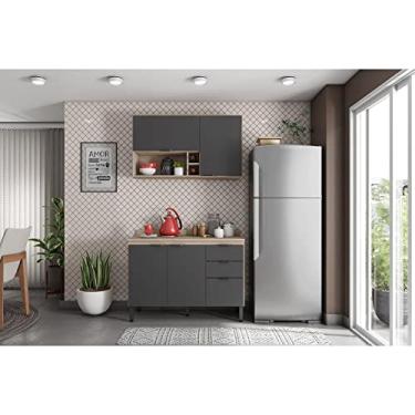 Cozinha Compacta Dama com Espaço pra Forno Duplo 3 Peças Amendola / Branco  - Demóbile - La Home Decor