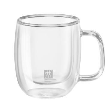 Imagem de Caneca Espresso Sorrento com Alça Plus 2 Peças Parede Dupla Vidro 80 ml Zwilling J.A. Henckels