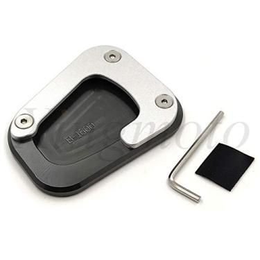 Imagem de NBX- BM-K16GT-JDZ Suporte lateral extensão ampliadora suporte CNC compatível com BMW K1600GT K1600GTL Cinza