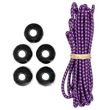 Imagem de West Coast Bolinha Paracord Bungee Kits – 3 m – Cabo de choque 1/8 – Extremidades de plástico – Uso interno e externo (Napa Valley)