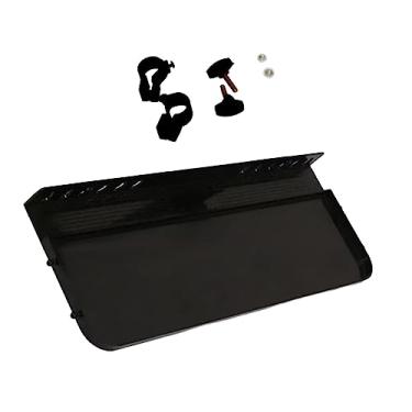 Imagem de Prateleira de bandeja de cavalete, bandeja de armazenamento removível universal multiuso durável, acessório de pintura de artistas, PRETO