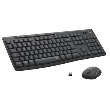 Imagem de Teclado e Mouse sem fio Logitech MK295 USB ABNT2-Unissex