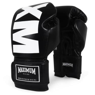 Imagem de Luva De Boxe E Muay Thai Maximum Mxm Black 12 Oz - Maximum Boxing