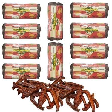 Imagem de Banana Passa 1Kg Seca Desidratada Natural Sem Açúcar Sem Glúten Sem Conservantes (10x100g)