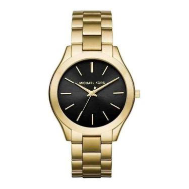 Imagem de Relógio Feminino Mk3478/4pn Slim Dourado Quartz 42mm