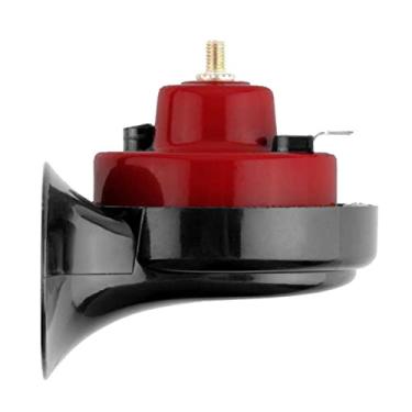 Imagem de Buzina de ar super alta 2 peças buzina de ar de 12V para carro universal 150/300DB caminhões carro barco alta pressão alto-falante klaxon para acessórios de motocicleta kit de buzinas de trem (cor: 1 peça vermelho, tamanho: 12V)