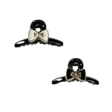 Imagem de Kit 2peças Piranha De Cabelo Pequena Glamour Luxo Fashion (Dourada)