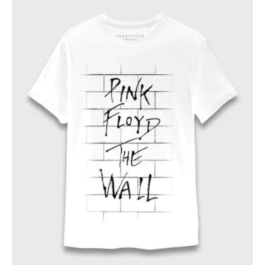Imagem de Camiseta Pink Floyd The Wall Branco Consulado OF0192 Tamanho:GG;Cor:Branco