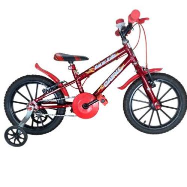 Imagem de Bicicleta Aro 16 - Infantil - Vermelho E Preto - Cairu