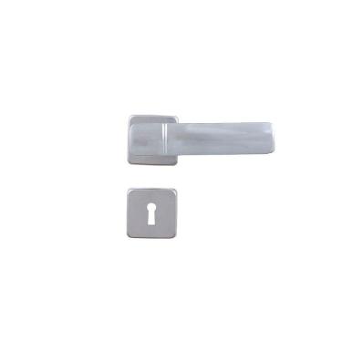 Imagem de Fechadura para Porta de Quarto Interna com Roseta Capri 40mm MGM Cromado