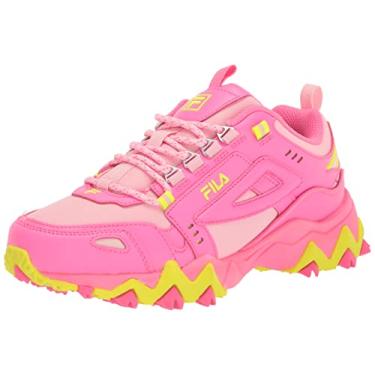 Imagem de Fila Tênis infantil unissex Oakmont Tr, Algodão Doce/Rosa Knockout/Amarelo Segurança, 3.5 Big Kid