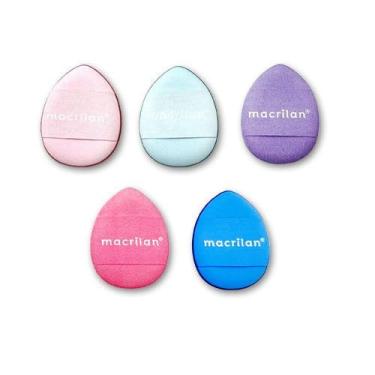 Imagem de Macrilan Kit De Esponhas Para Maquiagem Com 5 Unidades Ep22