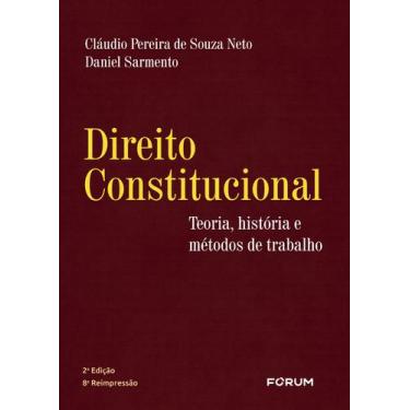 Imagem de Livro - Direito Constitucional - Teoria Historia E Métodos De Trabalho