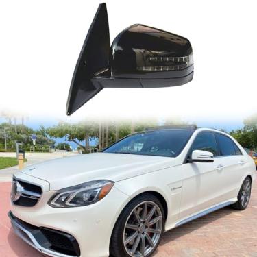 Imagem de Espelho lateral do motorista adequado para Mercedes Benz 2010-2016 W212 E250 E300 E350 E400 E550 E63 AMG substituição do espelho lateral do carro para acessórios Mercedes Benz elétrico dobrável