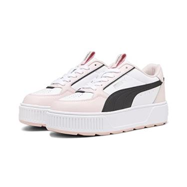 Imagem de PUMA Tênis feminino Karmen Rebelle, Branco, preto, rosa gelado, 40 BR