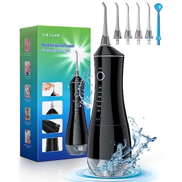 Imagem de Water Dental Flosser Cordless for Teeth Cleaning,Rechargable Electric Flossers for Braces Whitening,Oral Irrigator for Adults with 6 Floss Modes & 6 Pick Nozzles,IPX7 Waterproof Tooth Cleaner