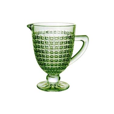 Imagem de Jarra em vidro com pé L'Hermitage Chevalier 1 litro verde