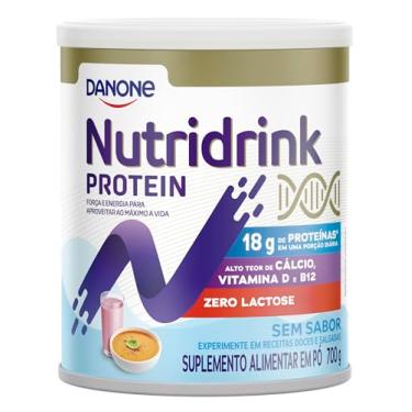 Imagem de Nutridrink Protein, Danone Nutricia, Suplemento Alimentar Proteico em Pó sem Sabor, 700g