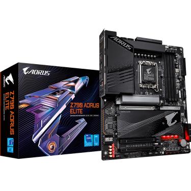 Imagem de Placa Mãe Gigabyte para Intel lga 1700 Z790 Aorus Elite X ax 4XDDR5 atx 1.0