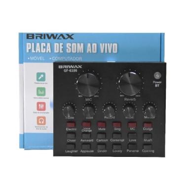 Imagem de BRIWAX Smart Conjunto Interface V8 Mesa De Som Podcast E Lives