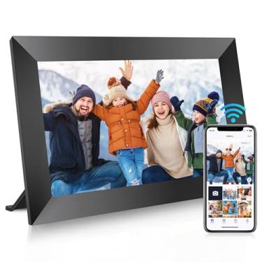 Imagem de Uhale Moldura digital de 10,1 polegadas com suporte de armazenamento de 32 GB, porta-retratos eletrônicos com tela sensível ao toque IPS de 1280 x 800 HD, compartilhe memórias instantaneamente e com