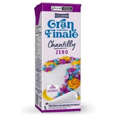 Imagem de Chantilly Gran Finale Zero Açúcar 1l Fleischmann