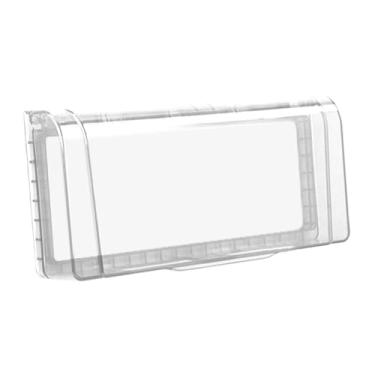 Imagem de IEUDNS Tampa de tomada de interruptor à prova d'água, protetor de receptáculo externo, caixa de painel de placa facial para interruptor de parede elétrico, Claro