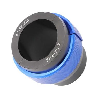 Imagem de Colaxi Protetor de amortecedor de garfo dianteiro de motocicleta, Azul 47mm a 48mm