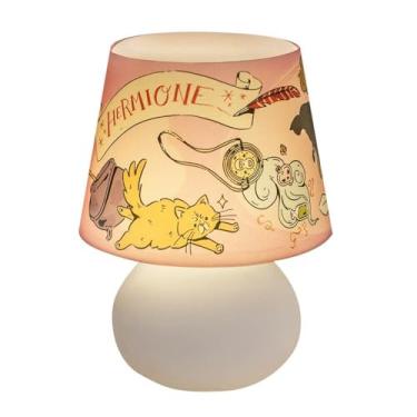 Imagem de Luminária Abajur De Mesa - Personagens Fãs Do Mundo Geek - 20x15x15cm - Bivolt em Polipropileno - Decoração - Magia (Hermione Granger)