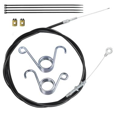 Imagem de HOLATO Cabo do acelerador de 198 cm com kit de molas de retorno de pedal para Predator 196cc 212cc 5,5hp 6,5hp GX160 GX200 Motor Manco Dingo ASW 8252-1390 American Sportworks Kandi Yerf Dog Go Kart Go