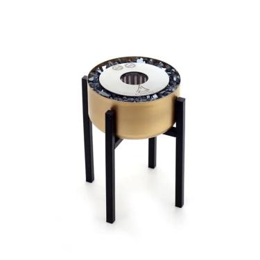 Imagem de Lareira Ecológica Modelo Tocha Dourada Pequena - K3 Imports
