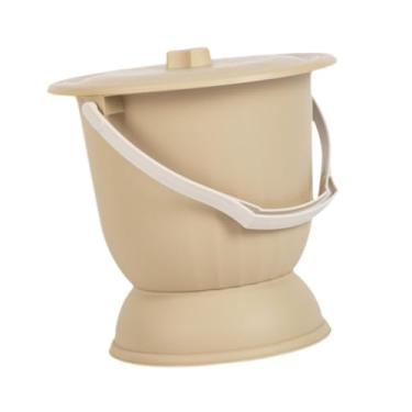 Imagem de Generic Balde de penico cuspidor, mictório com tampa, balde de cômoda noturna, penico para crianças, casa, quarto, Amarelo