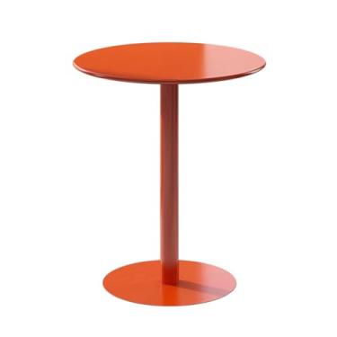 Imagem de Mesa de jantar redonda de pub, mesa de jantar redonda para coquetel, mesas altas de bar de café da manhã, mesa de cozinha pequena, mesa lateral de reunião de café - altura 50/62/72/104 cm