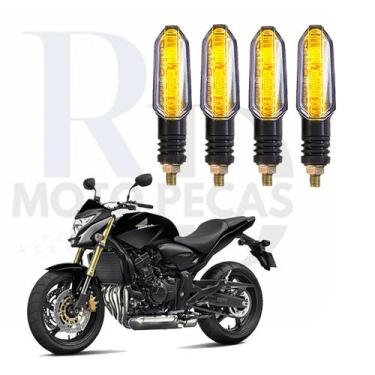 Imagem de Kit Seta para Moto CB 600F HORNET Pisca Led Universal P50 12V Esportiv